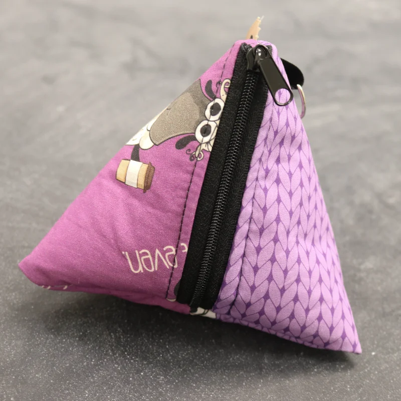 Senior Travelers D4 Pyramid Style Bag for Notions and Mini Skeins in Demi "I Can't Even" Trendy Bags, Huge Savings
