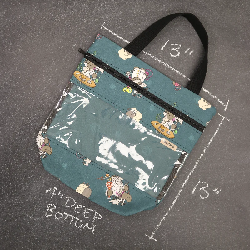 Discount Extravaganza View Ewe Project Tote Bag in Dr Fiberstein Shoulder Bags, Best Deals Today