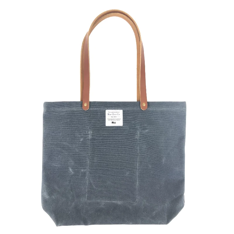 Hot Items Waxed Canvas Market Tote, Charcoal Must-Have Bags, Big Discounts