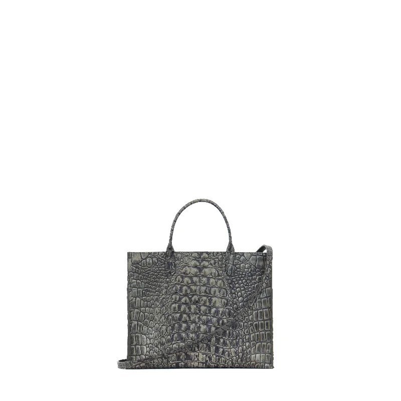 Absurdly Cheap Sale SMALL HARBOR TOTE FATIGUE EMBOSSED CROC Your Perfect Bag At The Perfect Price