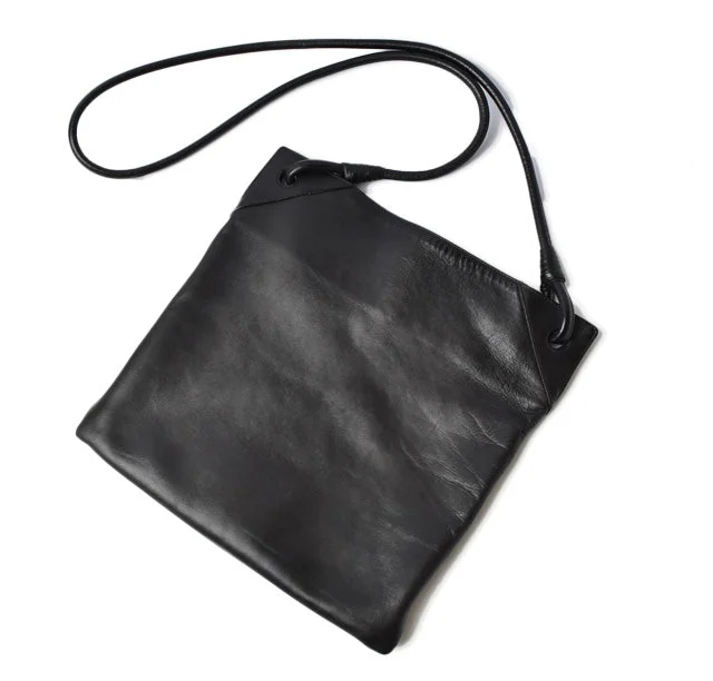 Luxury Bags On Sale Bottega Veneta Vintage Leather Shoulder/Messenger Bag, Black Big Savings On Totes, Crossbody Bags, And More