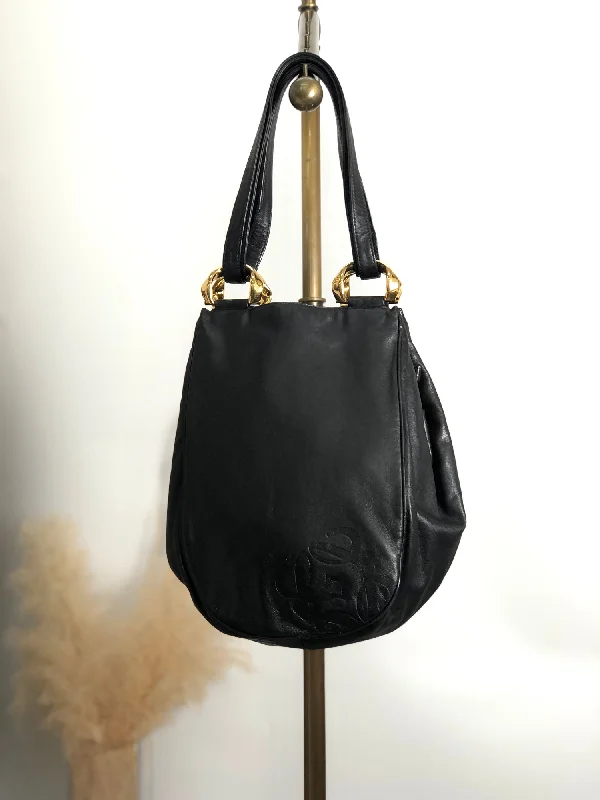 Shop Sale Items LOEWE Anagram Shoulder bag Black Vintage sceabv High-End Bags, Low-End Prices