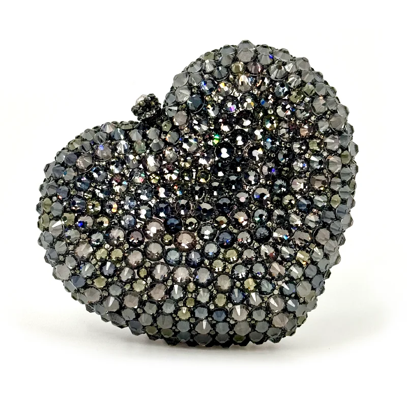 Black Diamond Heart Clutch