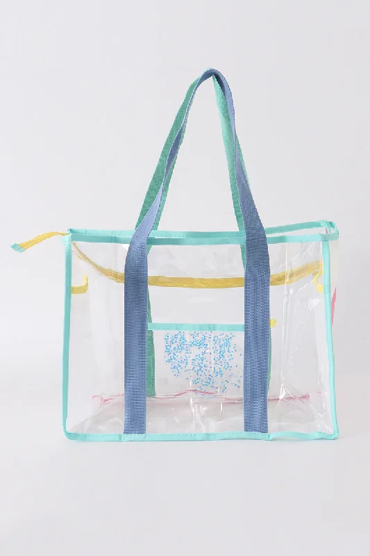 Blue clear waterproof beach travel bag Fashion Bags With Huge Discounts