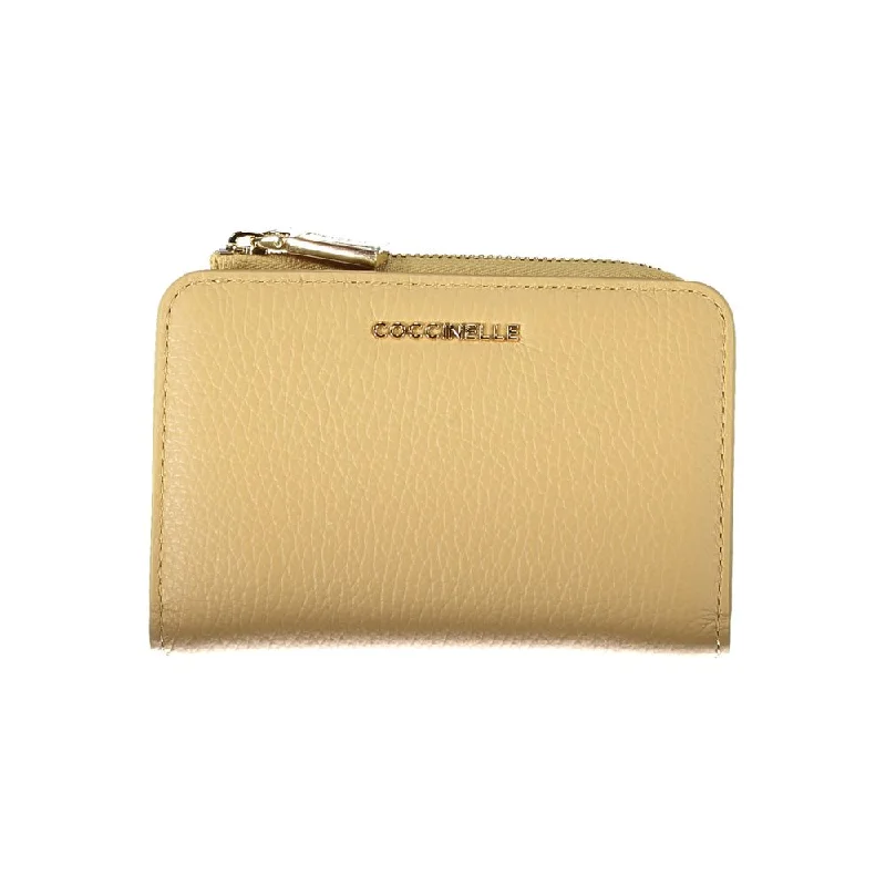 Coccinelle Beige Leather Wallet