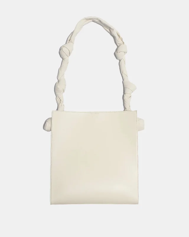 Medium Tangle Shoulder Bag in Eggshell