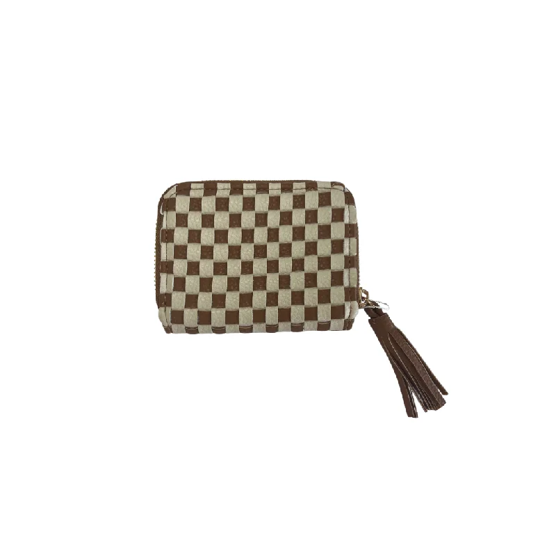 Wynona Woven Wallet-Brown Affordable Elegance, Grab Yours