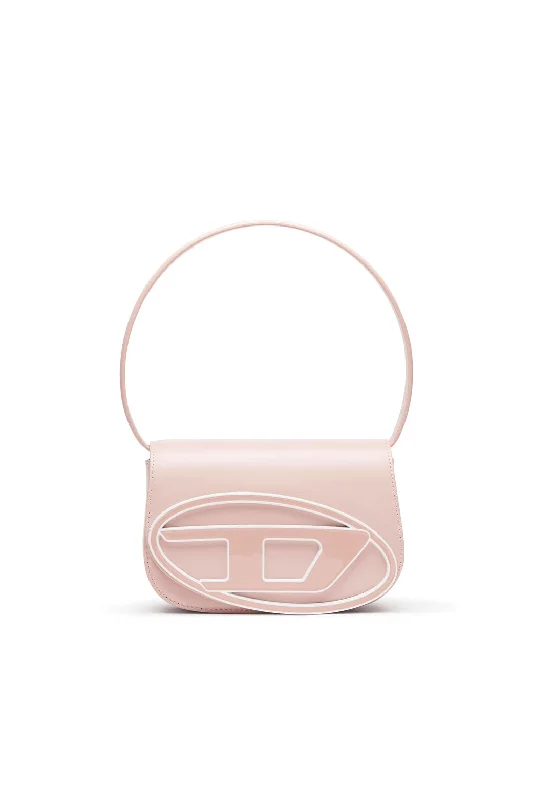 1DR - Iconic shoulder bag in pastel leather MISTY ROSE