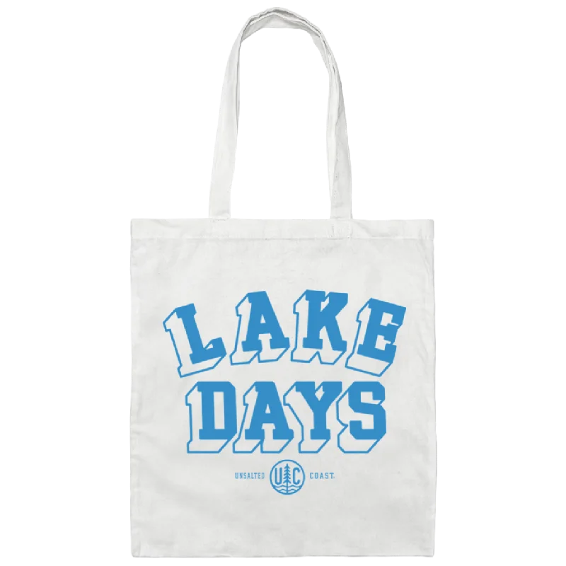 Lake Days Canvas Tote Bag