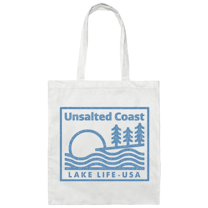 Lake Life Canvas Tote Bag