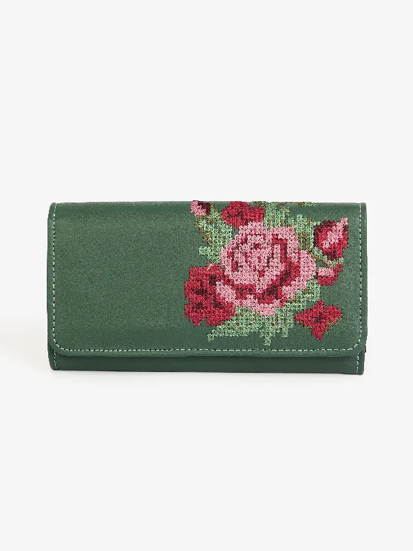 Embroidered Wallet