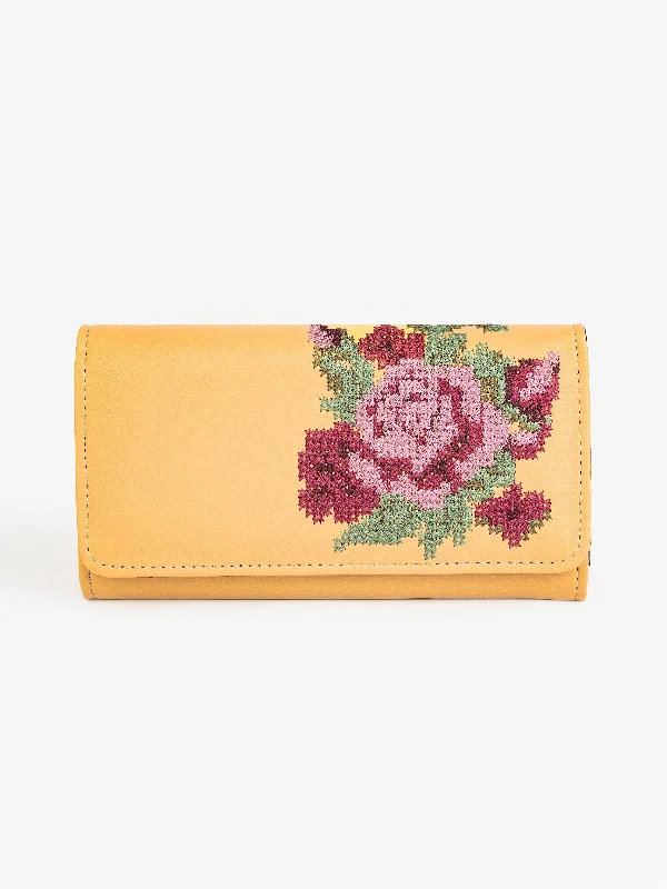 Embroidered Wallet