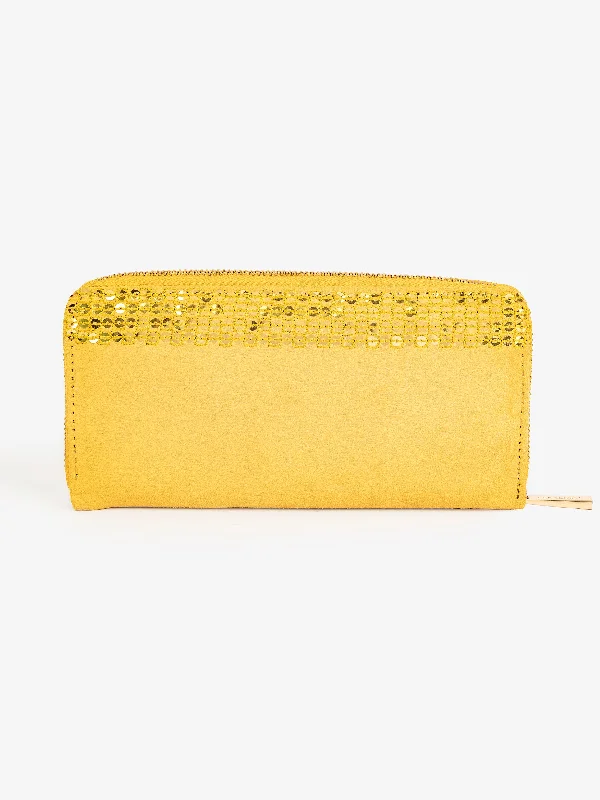 Sequins Embellished Wallet