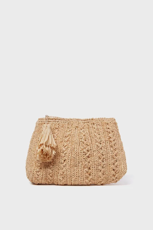 Natural Ivy Clutch