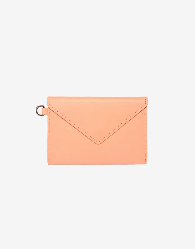 NECK ENVELOPE WALLET PEACH Timeless Handbags, Flash Sale