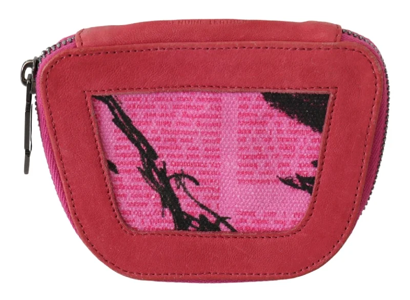 PINKO Elegant Pink Fabric Coin Wallet Shoulder Bags, Best Deals Today