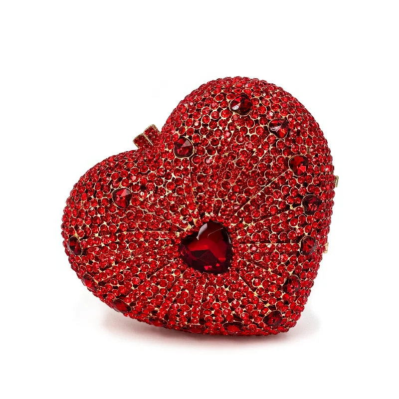 Red Heart Clutch