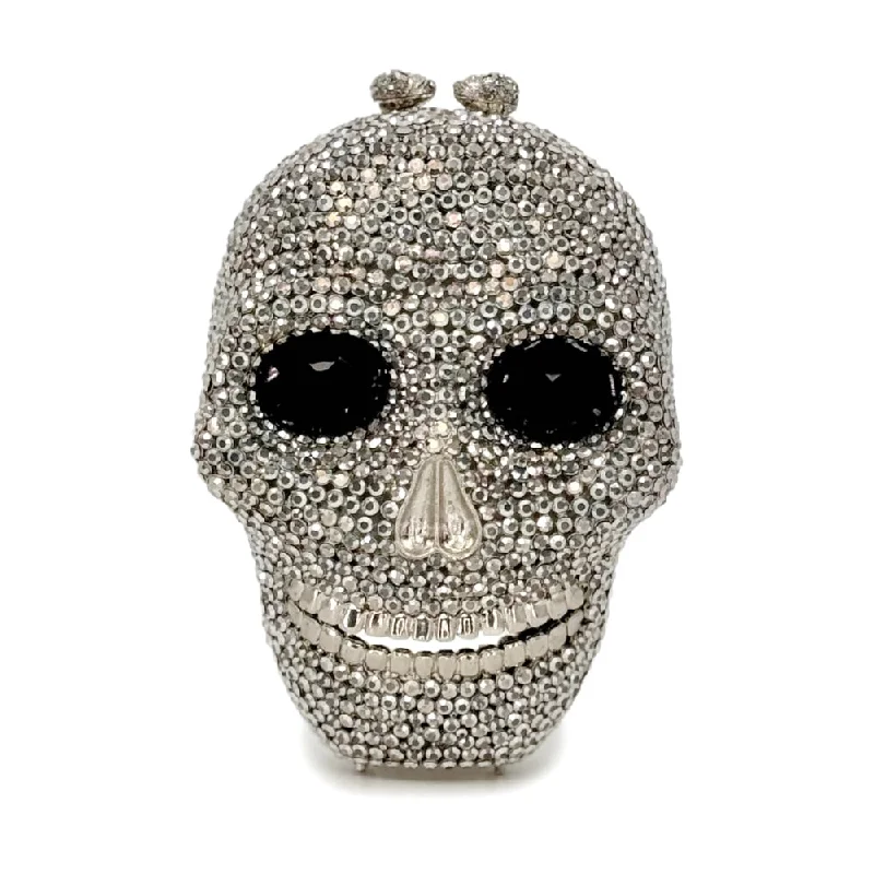 Silver Skull Head Clutch