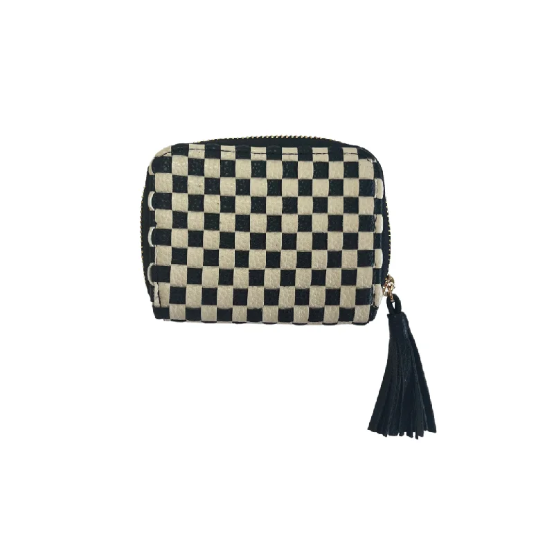 Wynona Woven Wallet-Black