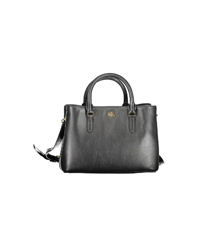 Ralph Lauren  Lauren  Small Sutton Satchel Black Handbag