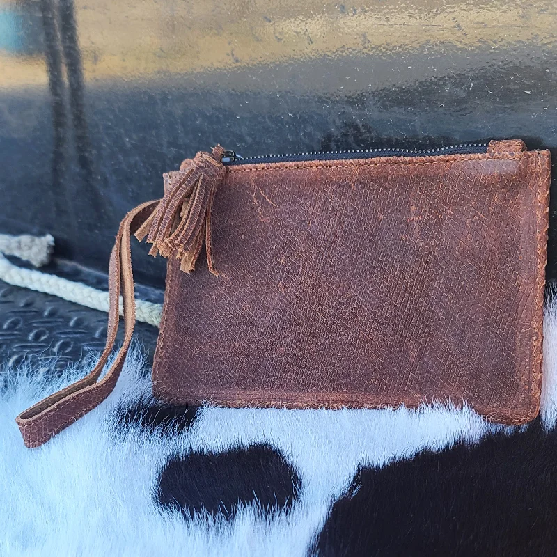 Brown Wristlet