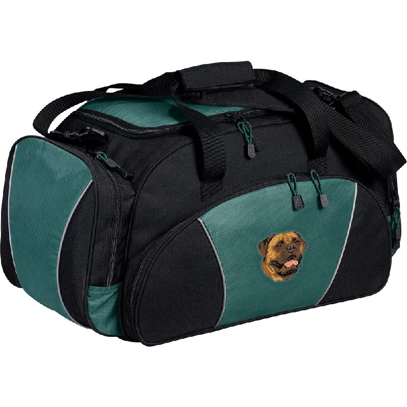 Bullmastiff Embroidered Duffel Bags