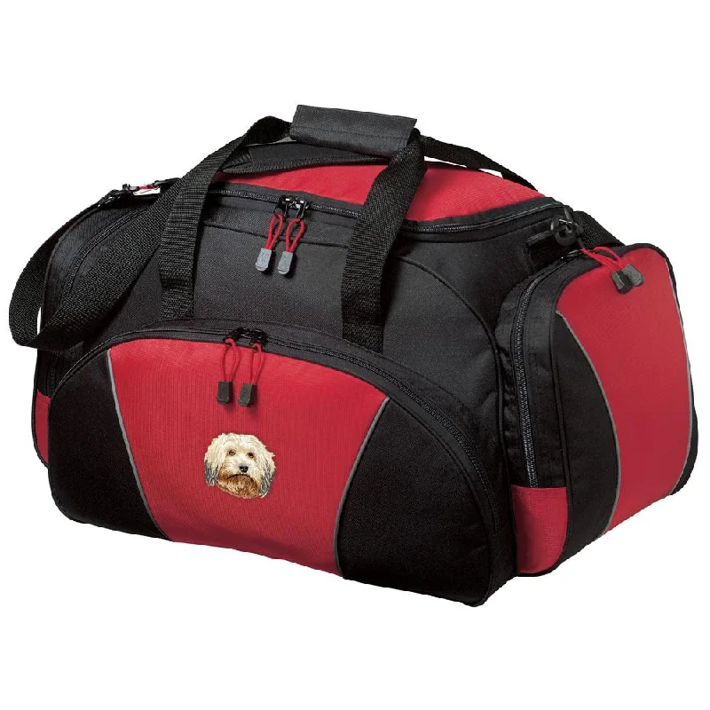 Havanese Embroidered Duffel Bags