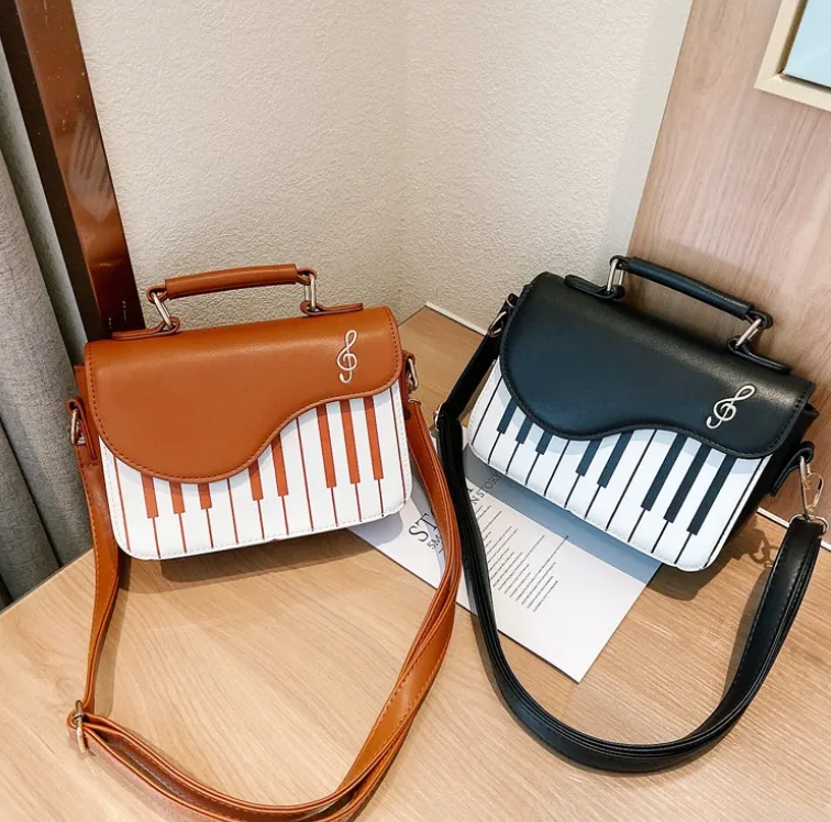 Instant Shipping! Piano Messenger Bag