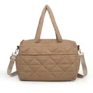 Billie Quilted Nylon Satchel