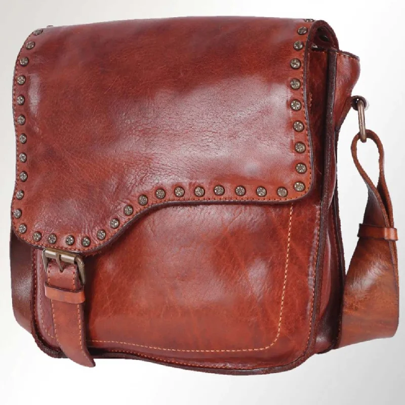 Spaghetti Western Messenger Offset Buckle Bag