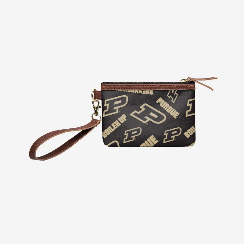 Purdue Boilermakers Repeat Logo Wristlet