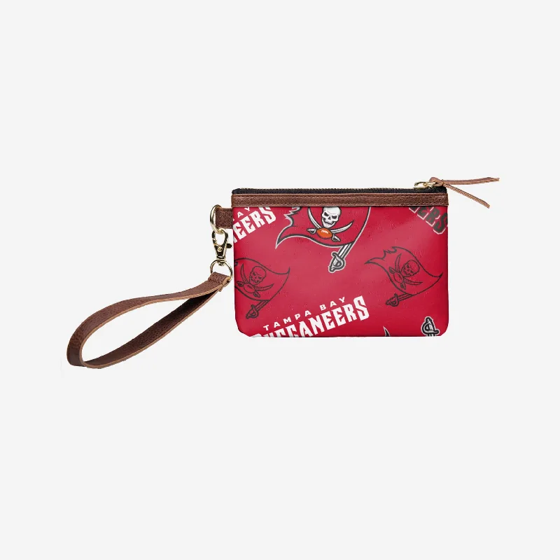 Tampa Bay Buccaneers Repeat Logo Wristlet