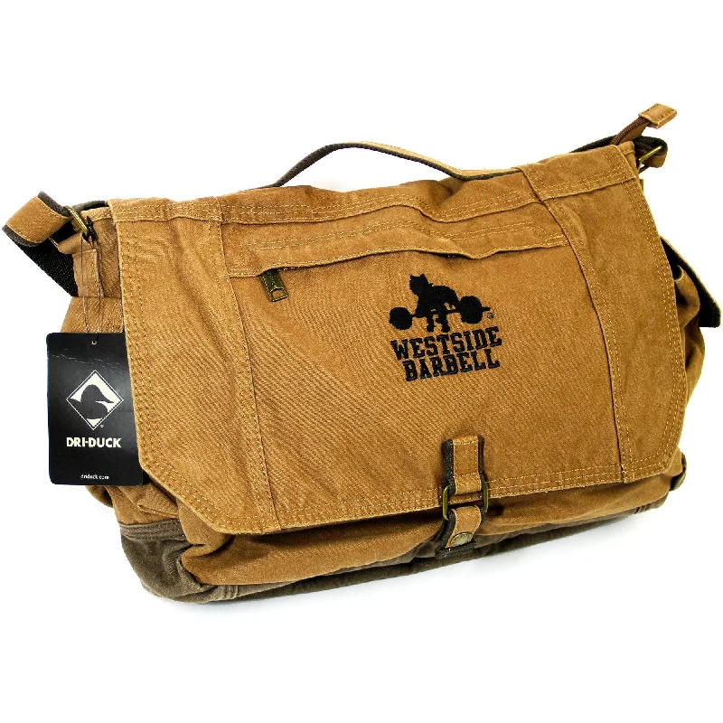 WSSB Concrete Canvas Messenger Bag