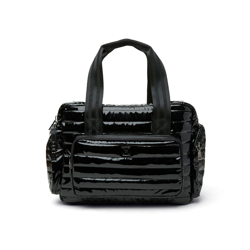 Voyager Travel Bag - Black Patent