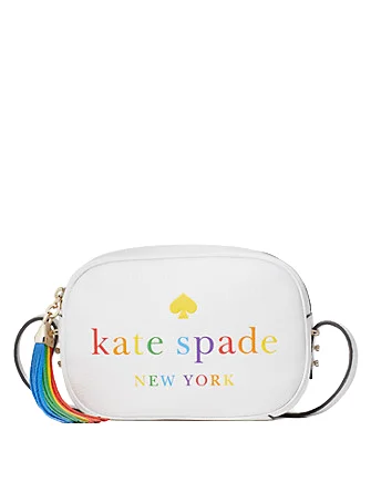 Seasonal Picks Kate Spade New York Kourtney Rainbow Logo Camera Bag Best Deals On Premium And Casual Bags – Act Fast